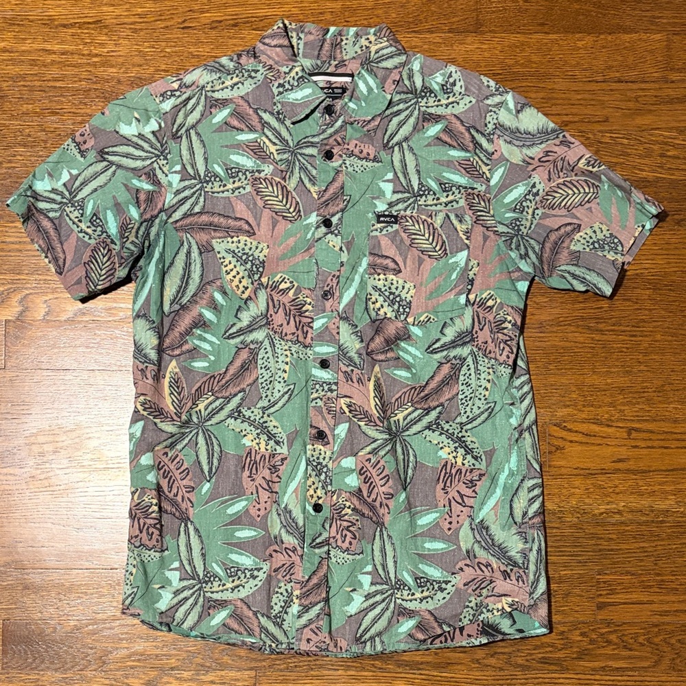 RVCA Short Sleeve Button Down